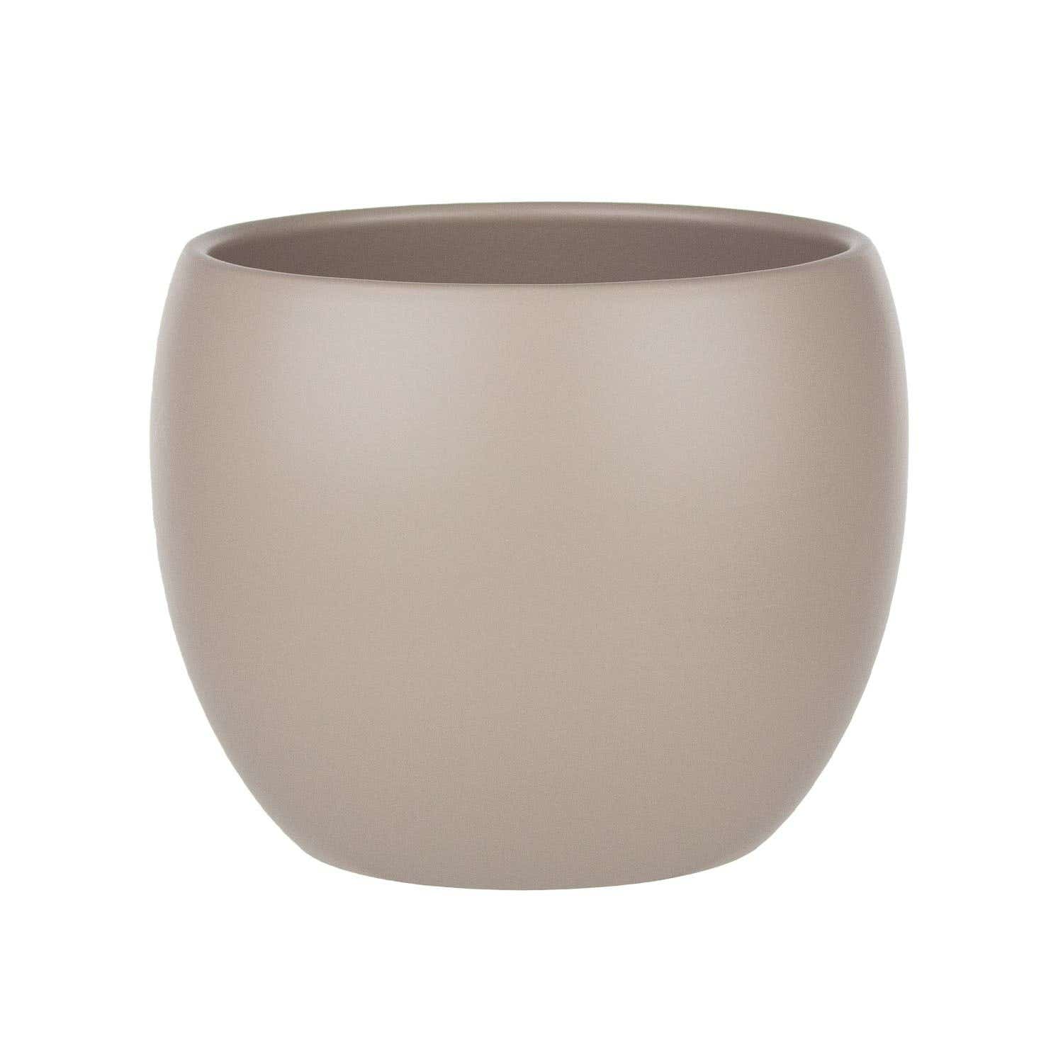 6 Stone Grey Phoenix Ceramic Planters, 6-Case