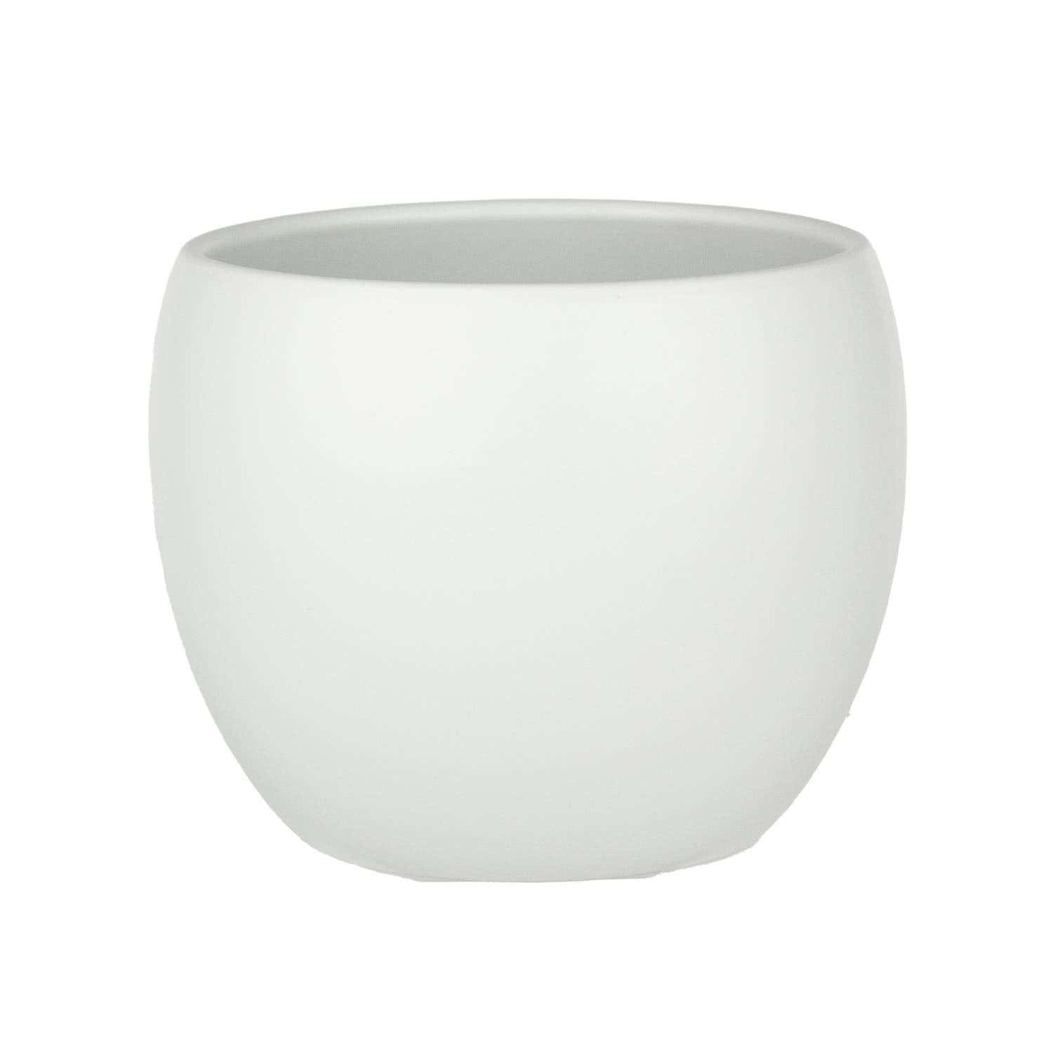 6 Vanilla Phoenix Ceramic Planters, 6-Case