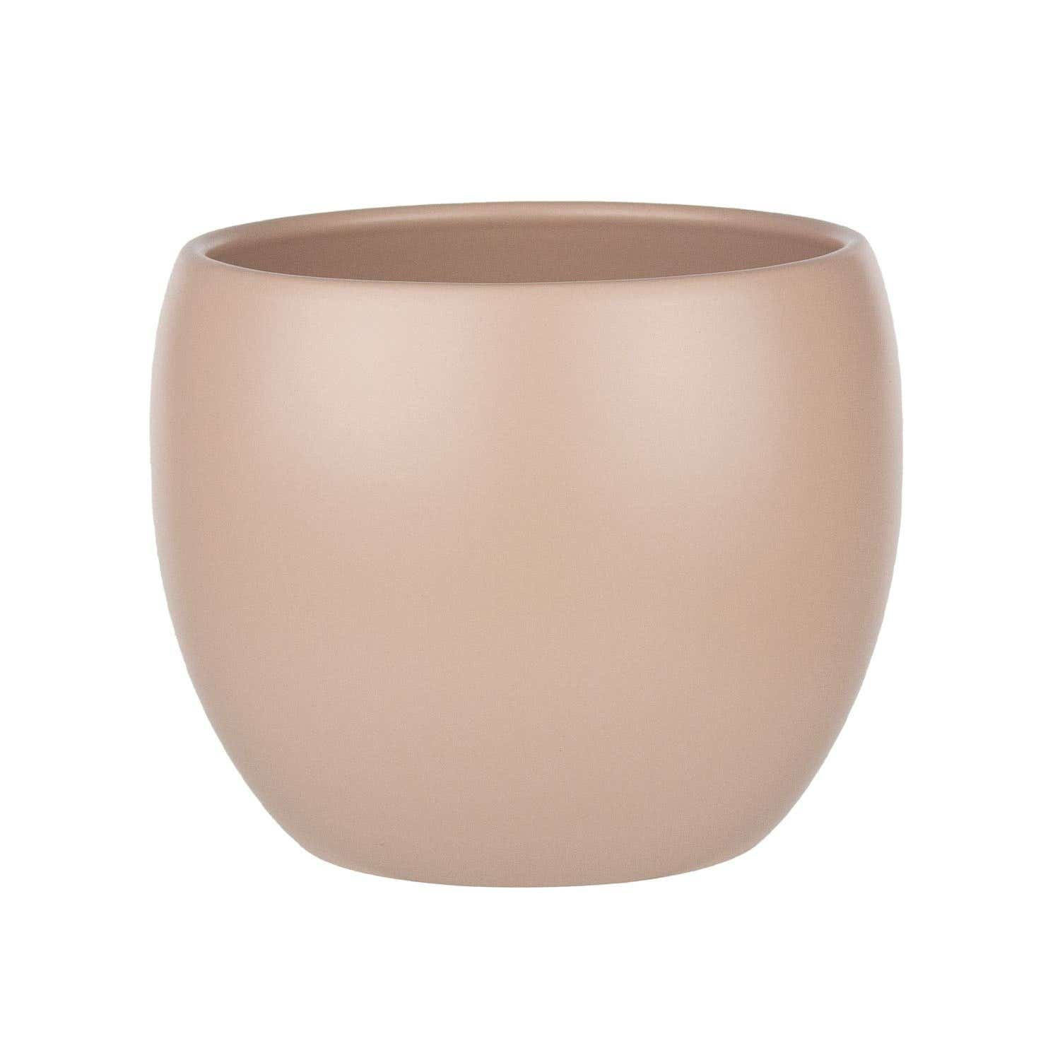 6 Rose Blossom Phoenix Ceramic Planters, 6-Case