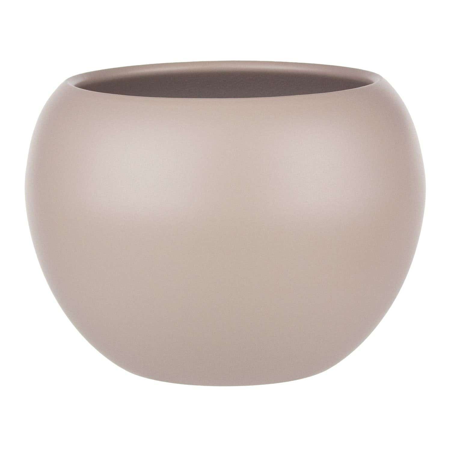 7.5 Stone Grey Phoenix Ceramic Planters, 4-Case