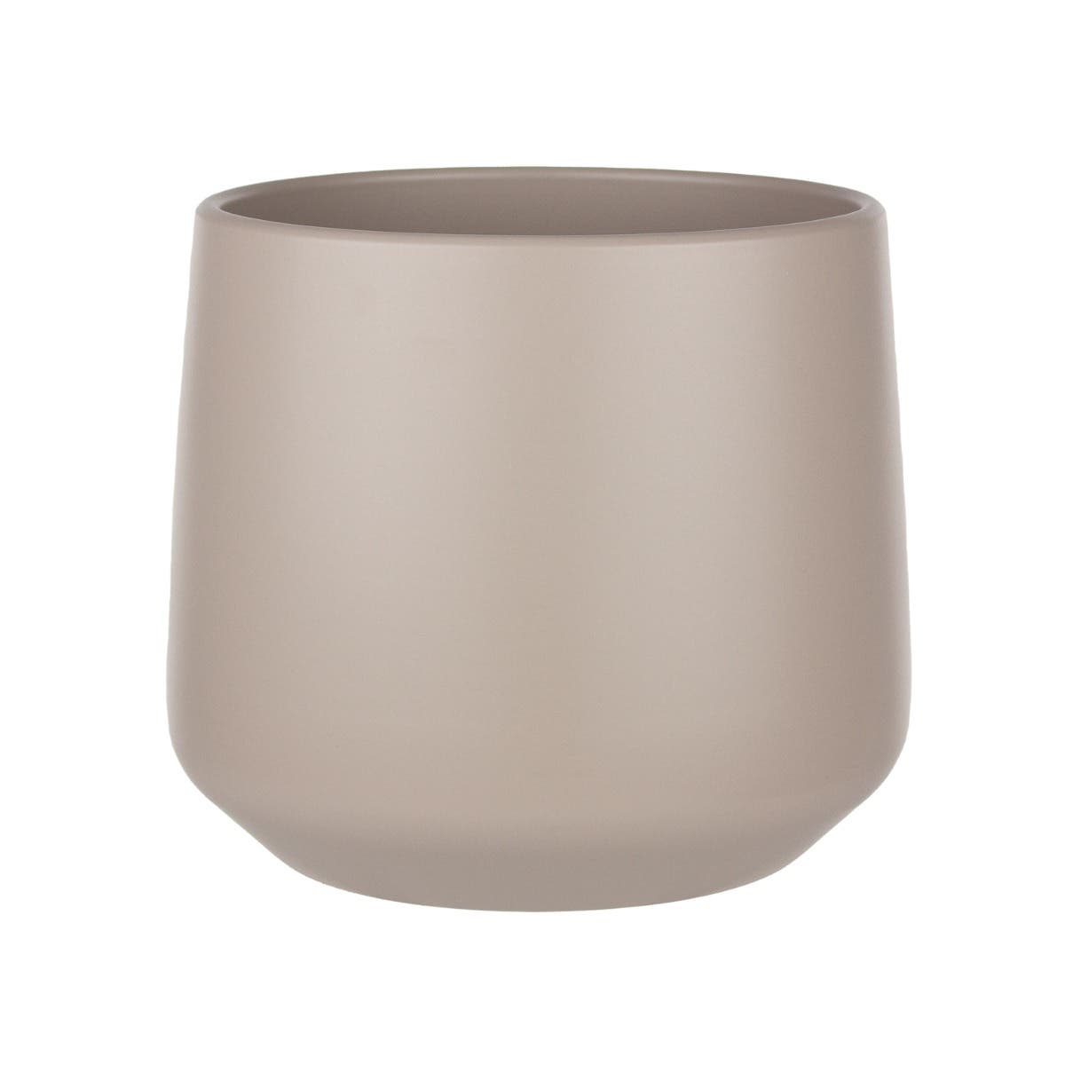 6.5 Stone Grey Atlanta Ceramic Planters, 4-Case