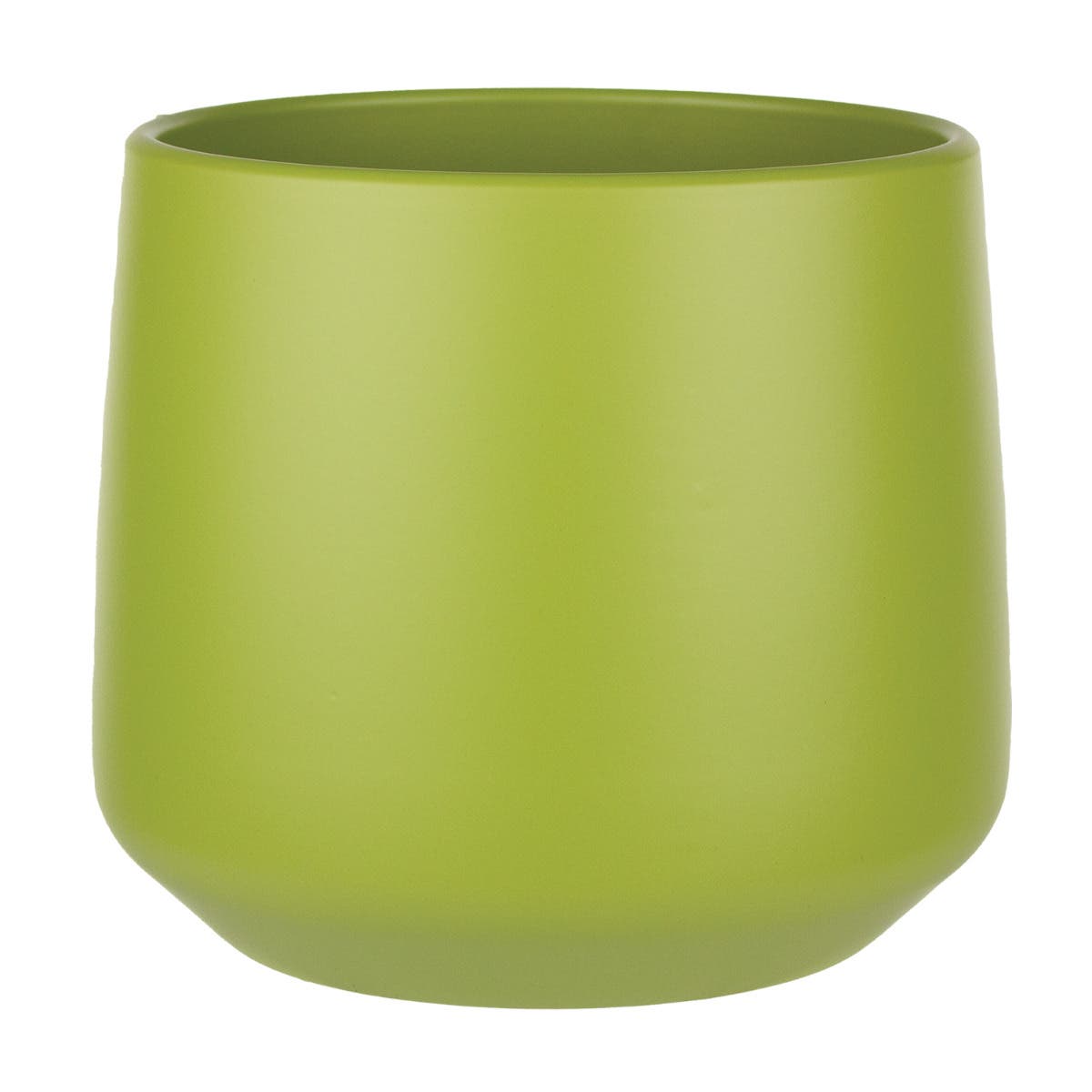8.5 Bamboo Green Atlanta Ceramic Planters, 2-Case