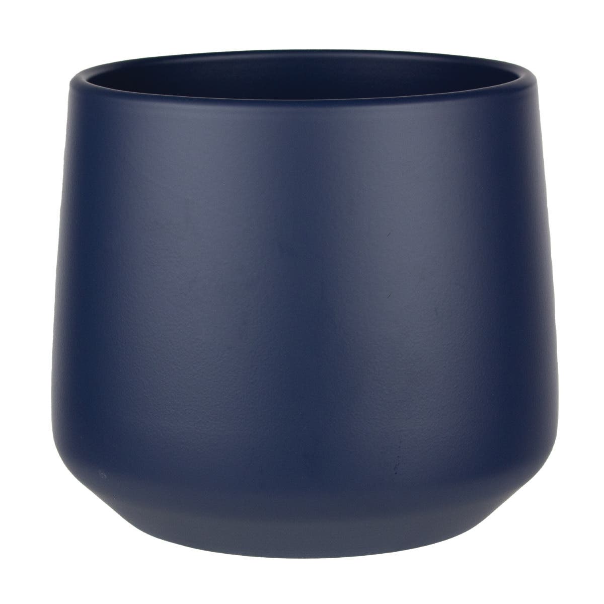 8.5 Midnight Blue Atlanta Ceramic Planters, 2-Case