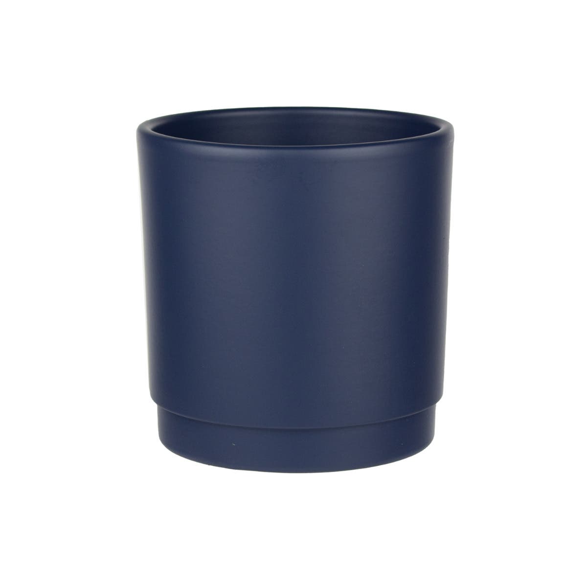 4.75 Midnight Blue Charleston Ceramic Planters, 6-Case