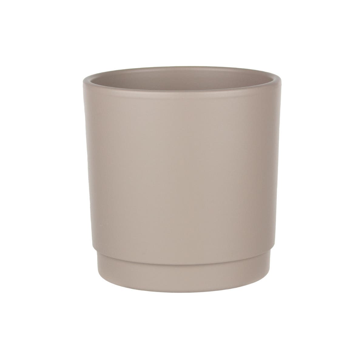 4.75 Stone Grey Charleston Ceramic Planters, 6-Case