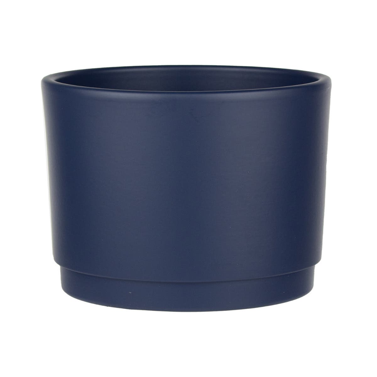 6.75 Midnight Blue Charleston Ceramic Planters, 4-Case