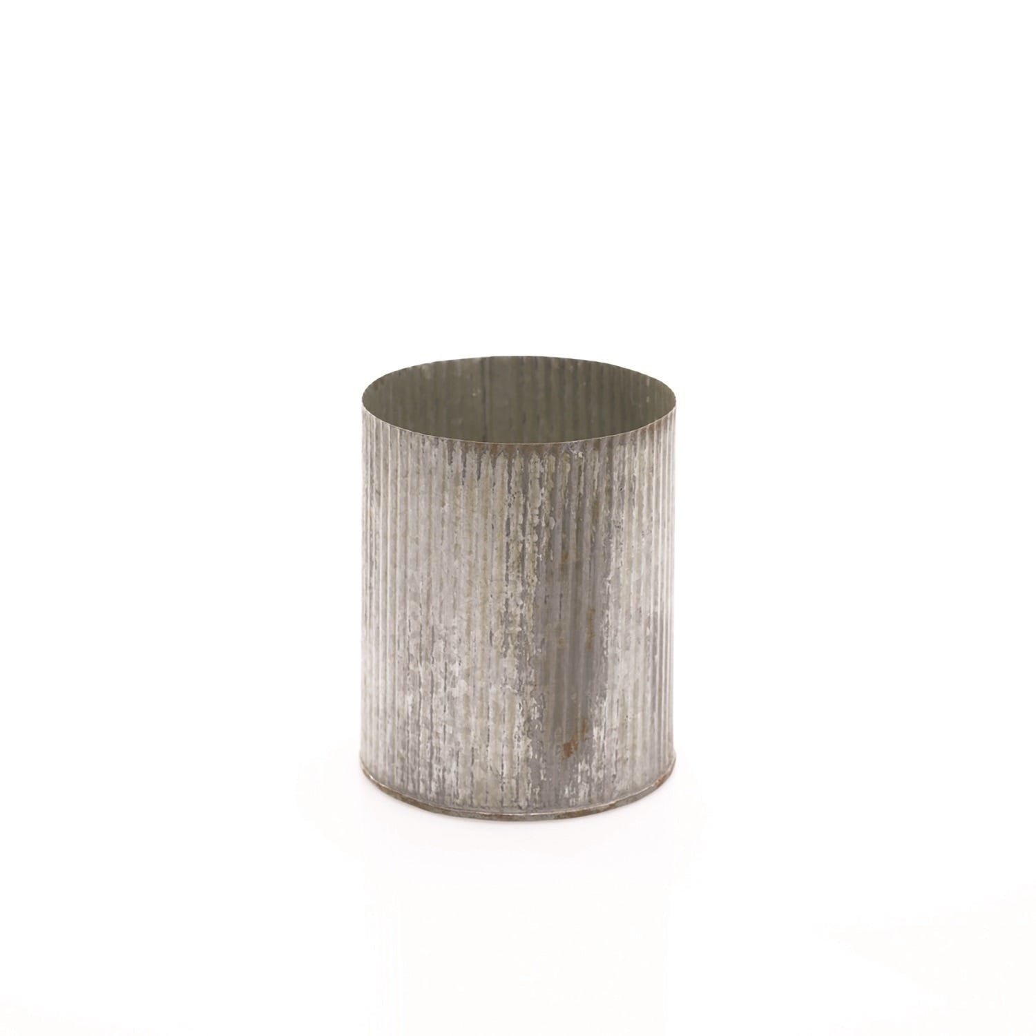 4.5 x 5.5 Norah Silver Metal Cylinders