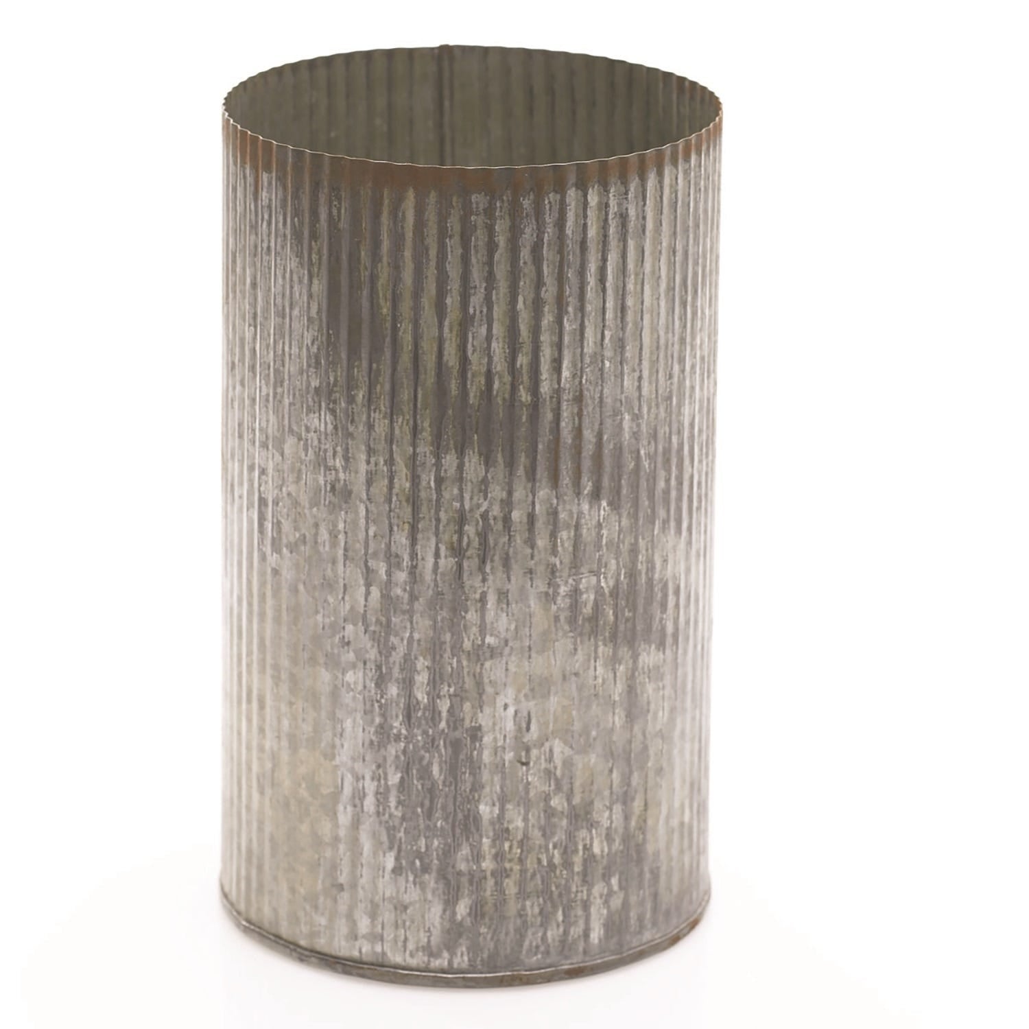 5 x 8 Norah Silver Metal Cylinders