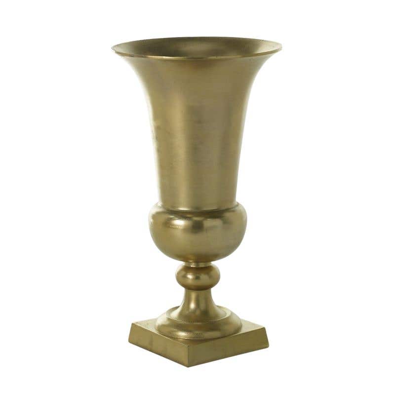 17 x 30 Sparta Gold Metal Urn
