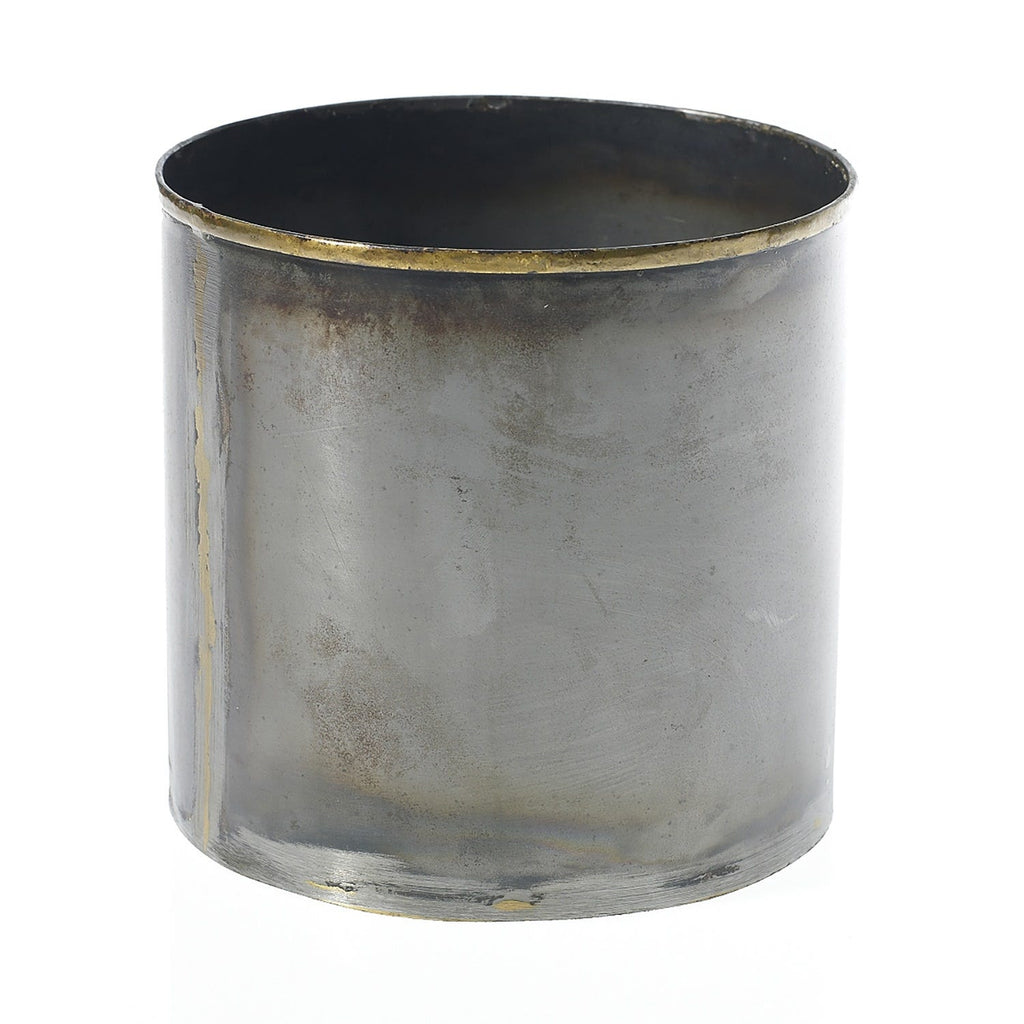 6.25 x 6 Norman Black Metal Pot, 8-Case