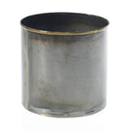 6.25 x 6 Norman Black Metal Pot, 8-Case