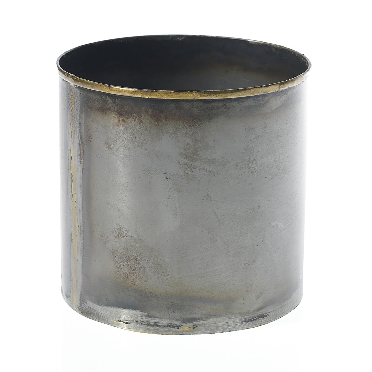 6.25 x 6 Norman Black Metal Pot, 8-Case