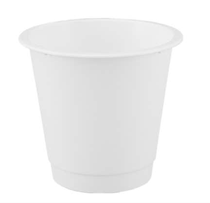 8.5 x 8.75 White Plastic Floral Bucket