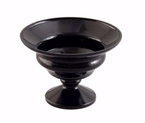 7.25 x 5.25 Iliad Black Plastic Compote