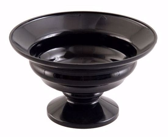 9 x 6 Odyssey Black Plastic Compote