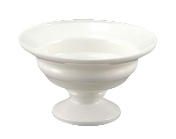 9 x 6 Odyssey White Plastic Compote