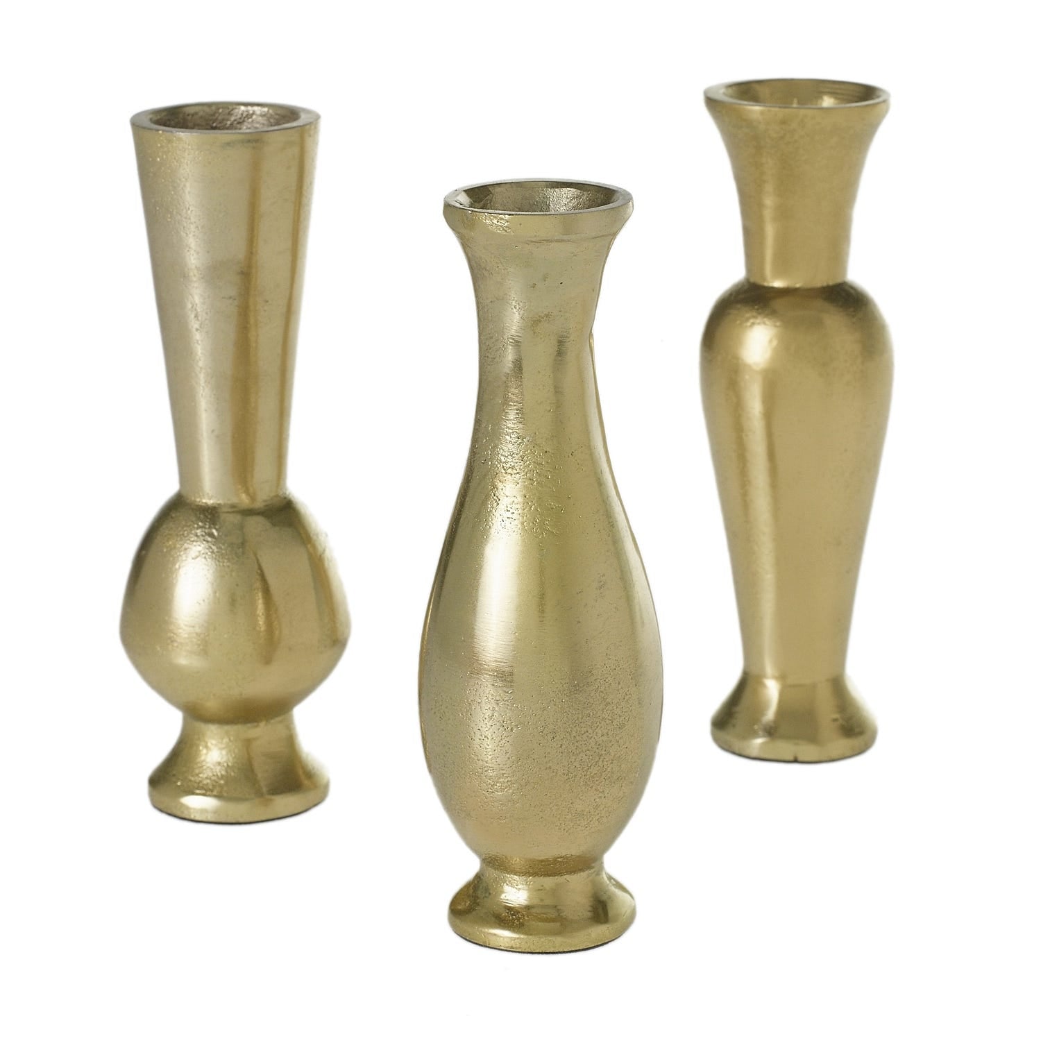 2 x 6 Henna Gold Bud Vases, 12-Case