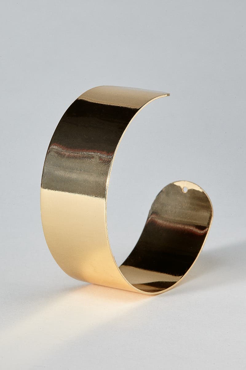 1.25 Cuff Gold Bracelet