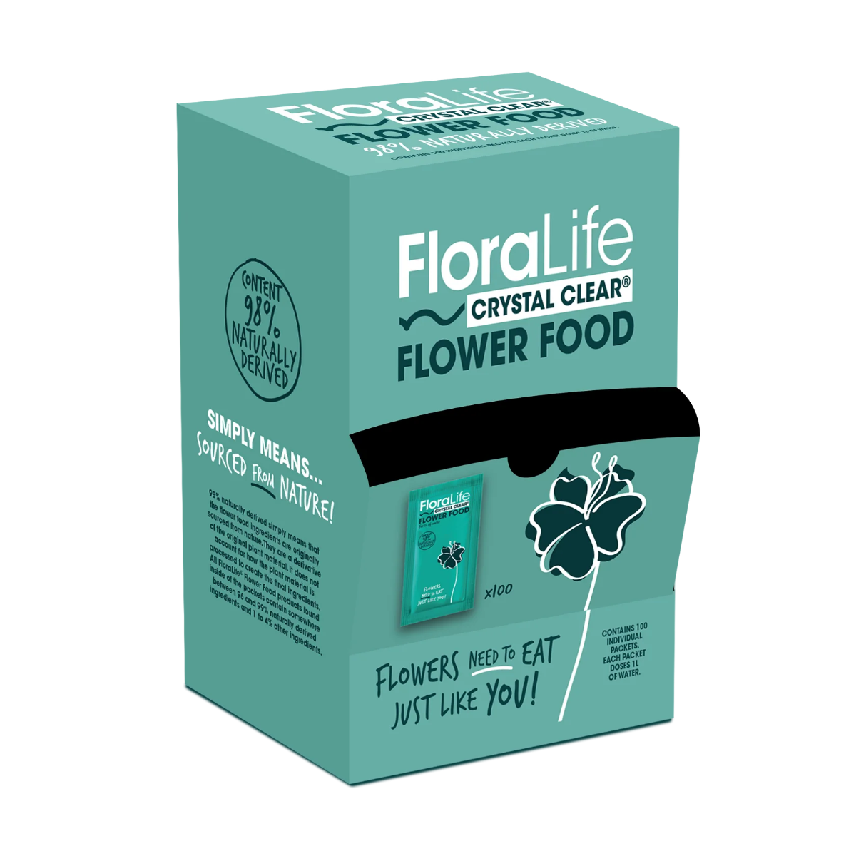 Crystal Clear Flower Food, 100-Box