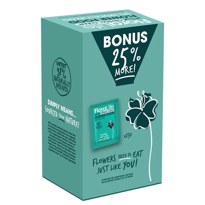 Crystal Clear Flower Food, 250-Box