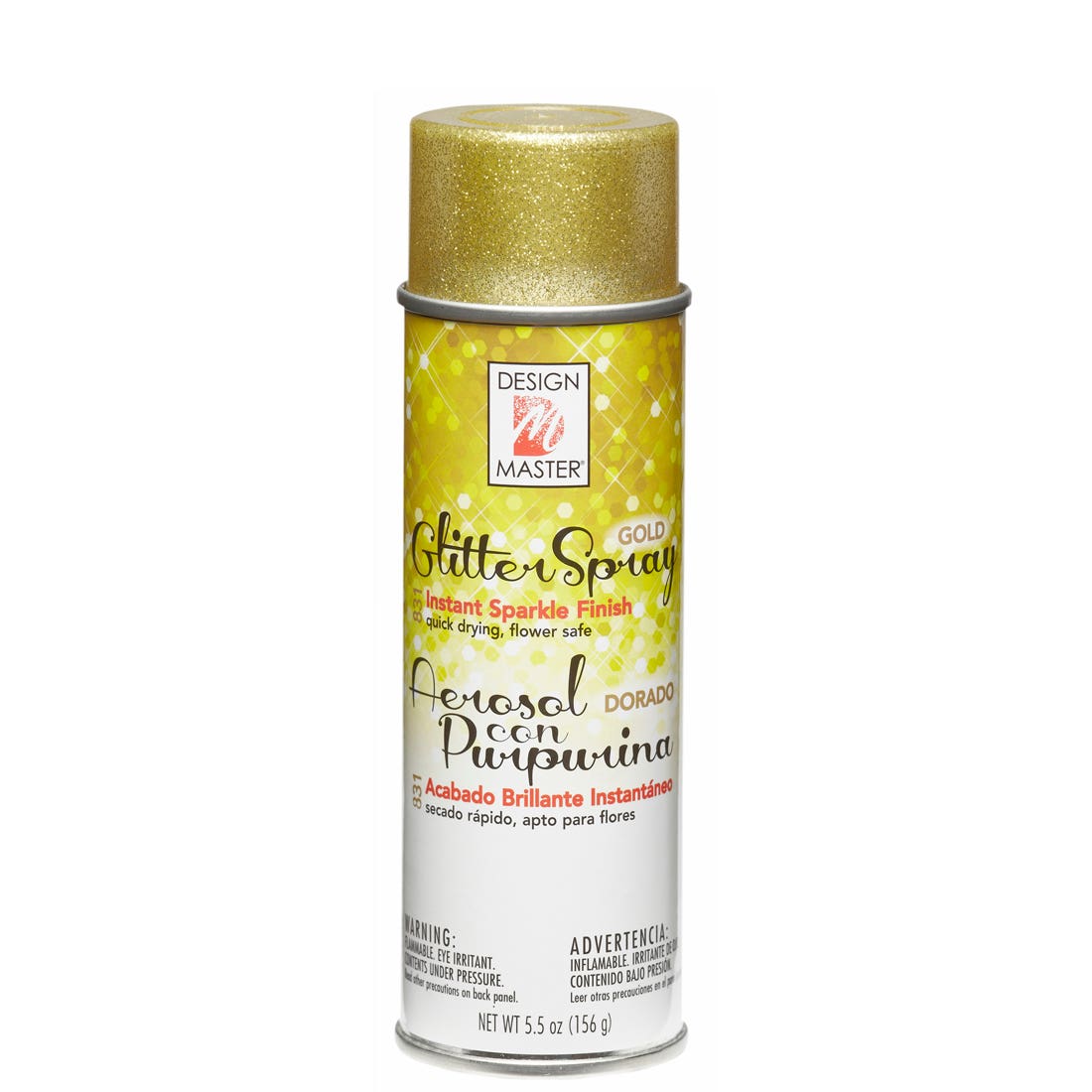 5.5 oz Glitter Gold Spray Paint