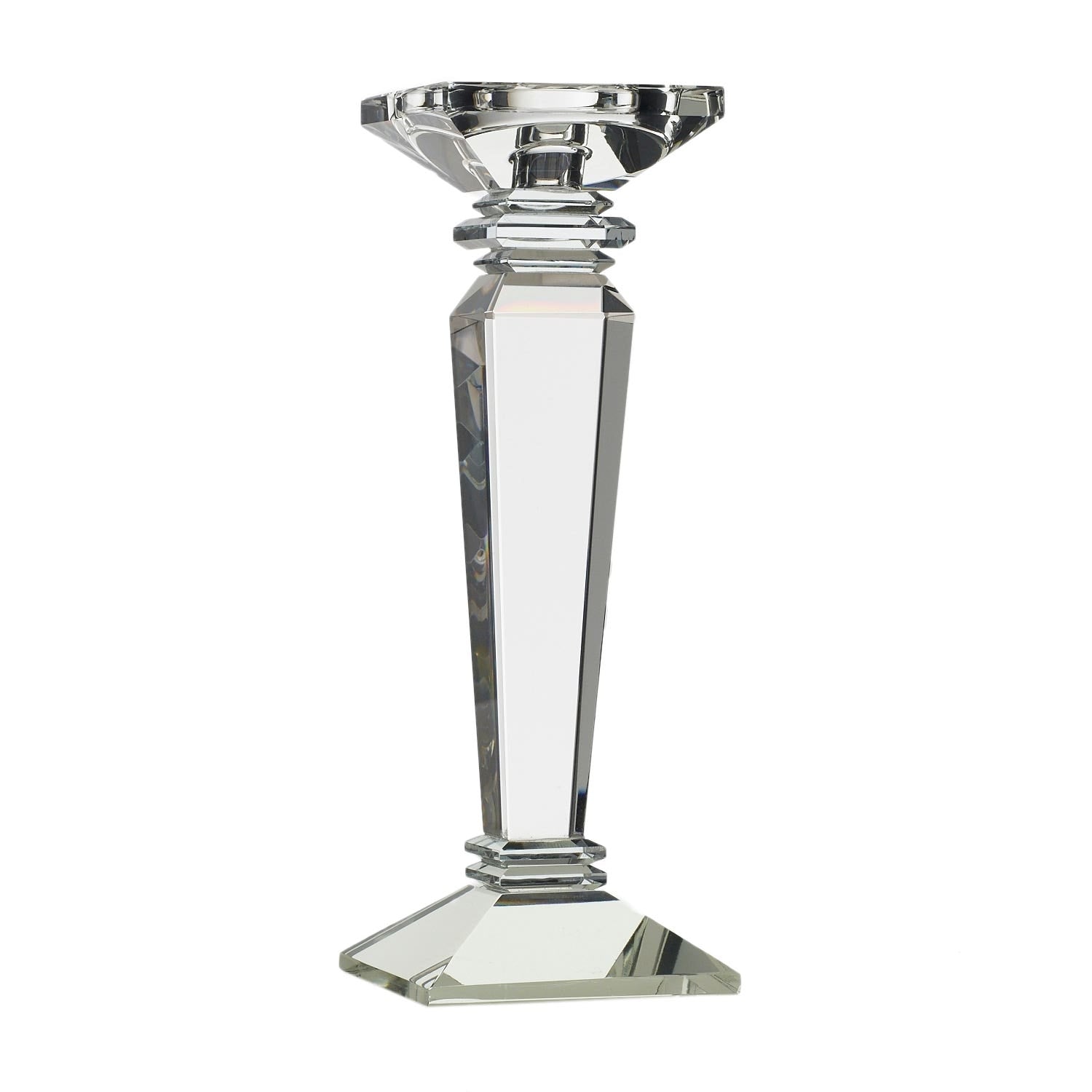 4 x 10.75 Regis Glass Candleholder