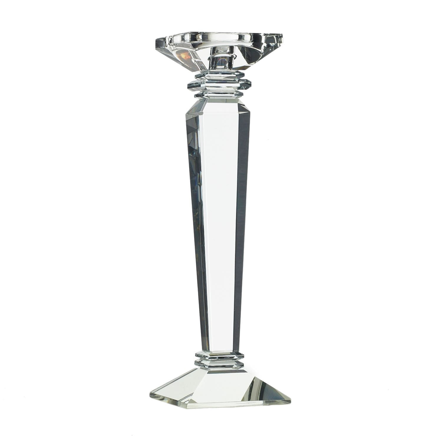 4 x 12.5 Regis Glass Candleholder