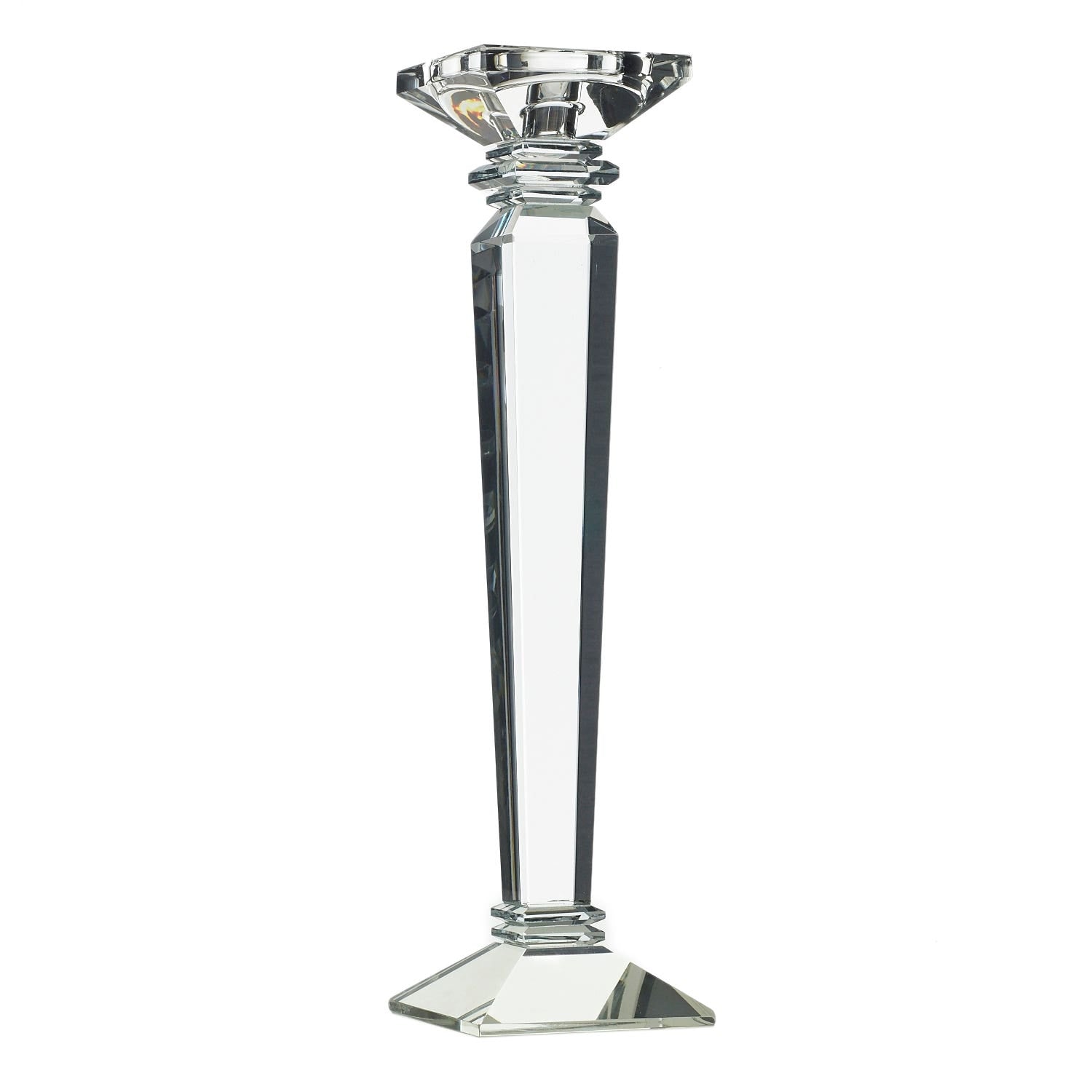 4 x 14.75 Regis Glass Candleholder