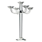 19.5 x 28 Regis Clear Glass Candelabra