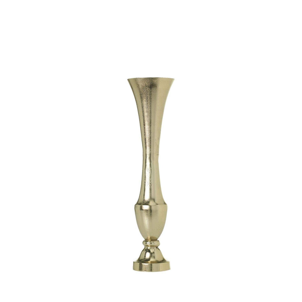 6 x 23.25 Merci Gold Metal Vase, 4-Case