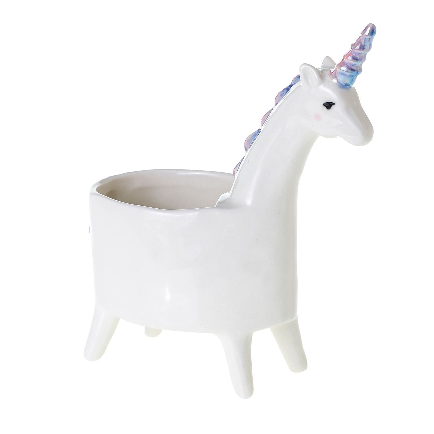5.75x3x7 Lolly Unicorn Planter, 16-Case