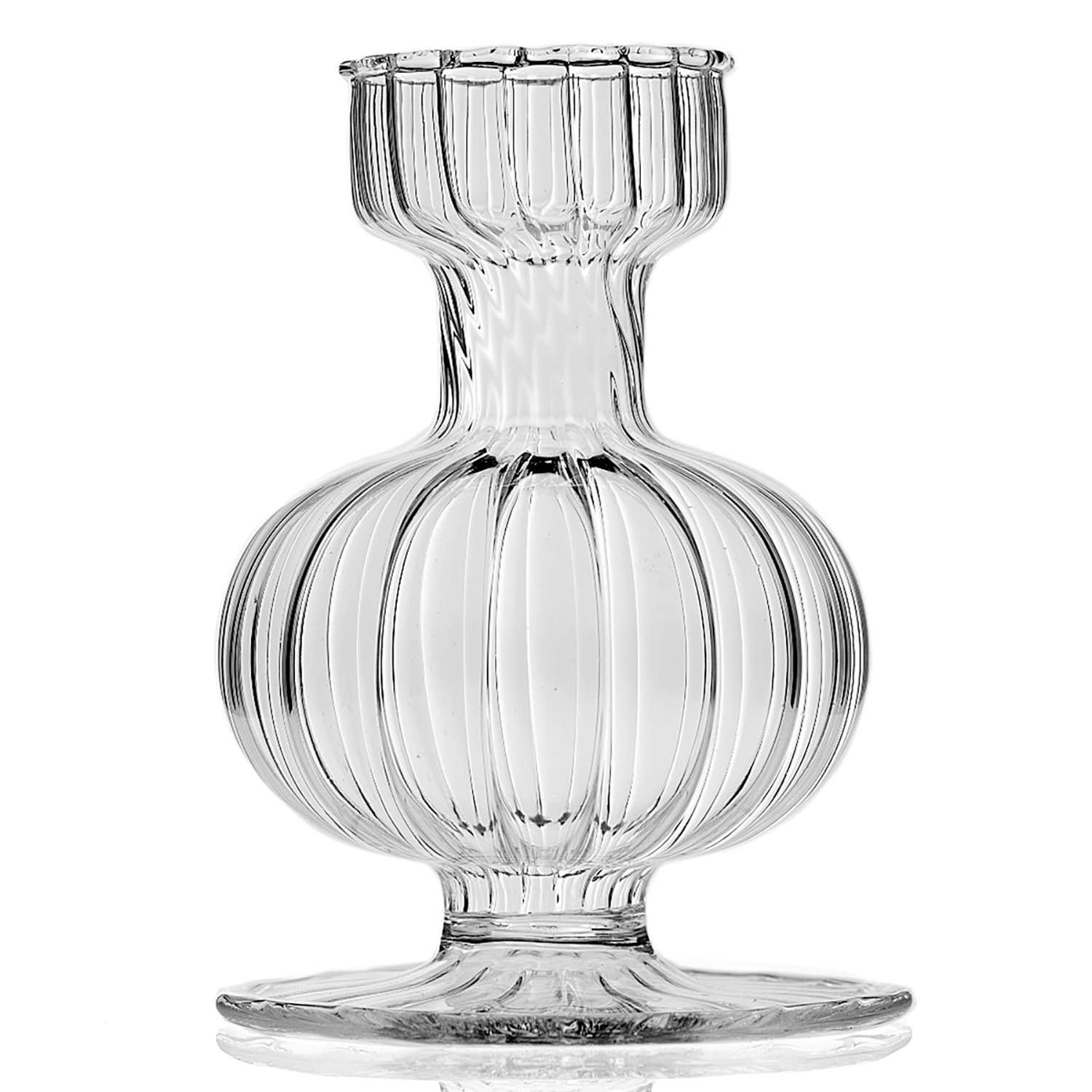 3 x 4 Boutique Clear Glass Bud Vase