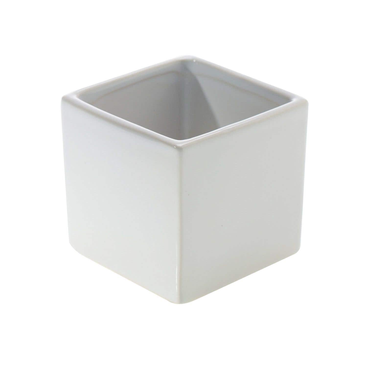 3.25 Urban White Ceramic Cube, 48-Case