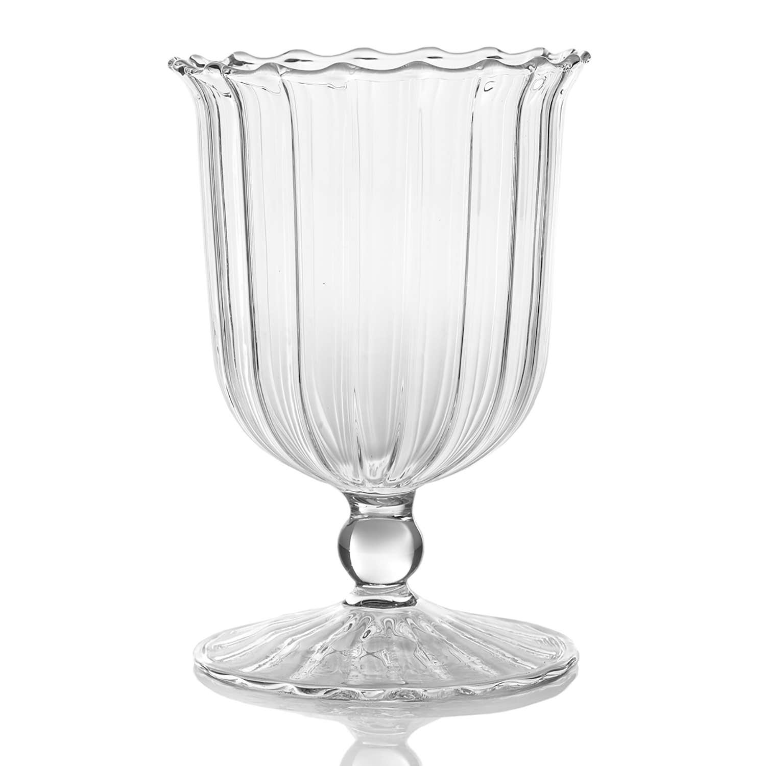 3.5 x 5 April Clear Glass Vase, 48-Case