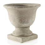 9 x 9.5 Sanctuary White Ceramic Urns, 2