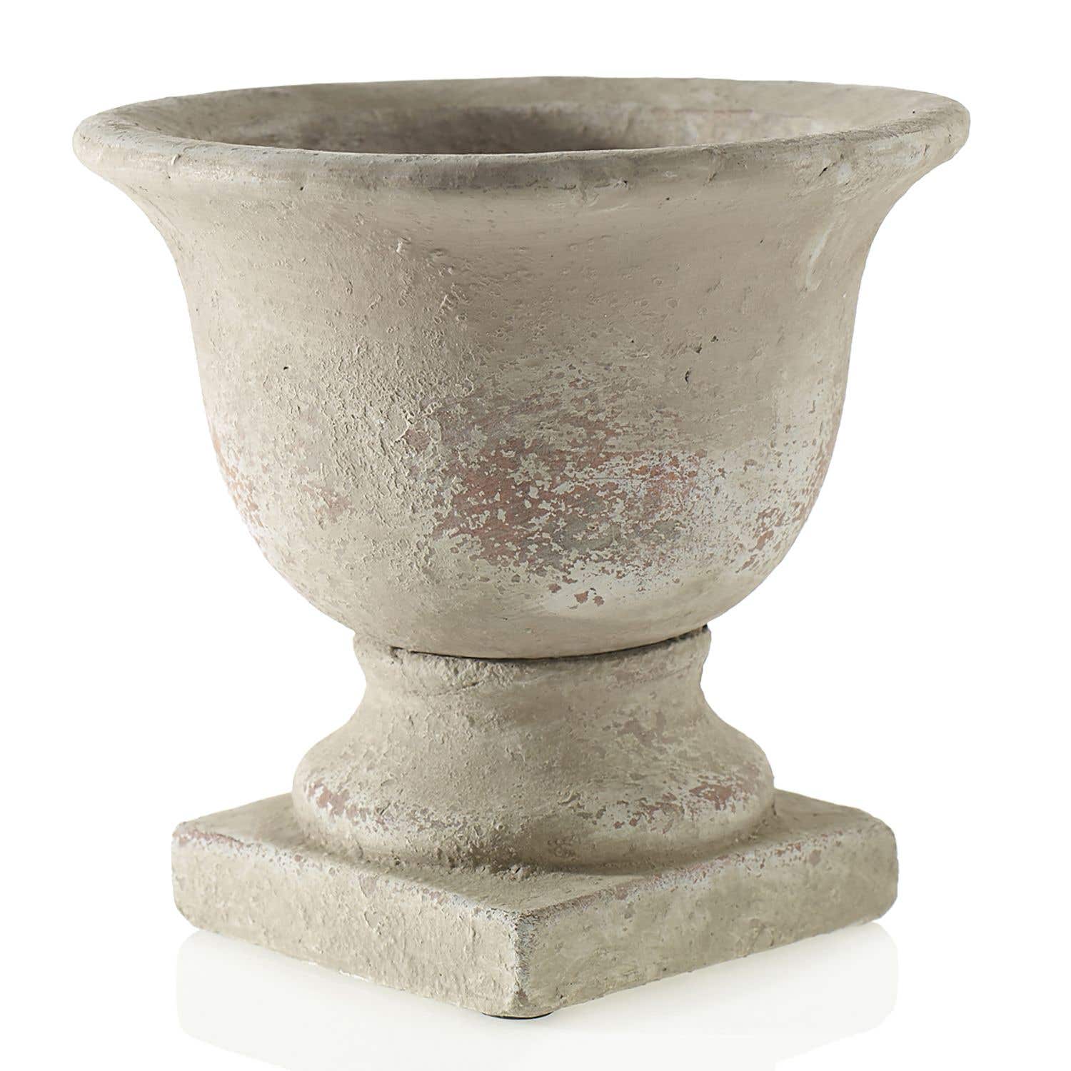 9 x 9.5 Sanctuary White Ceramic Urns, 2