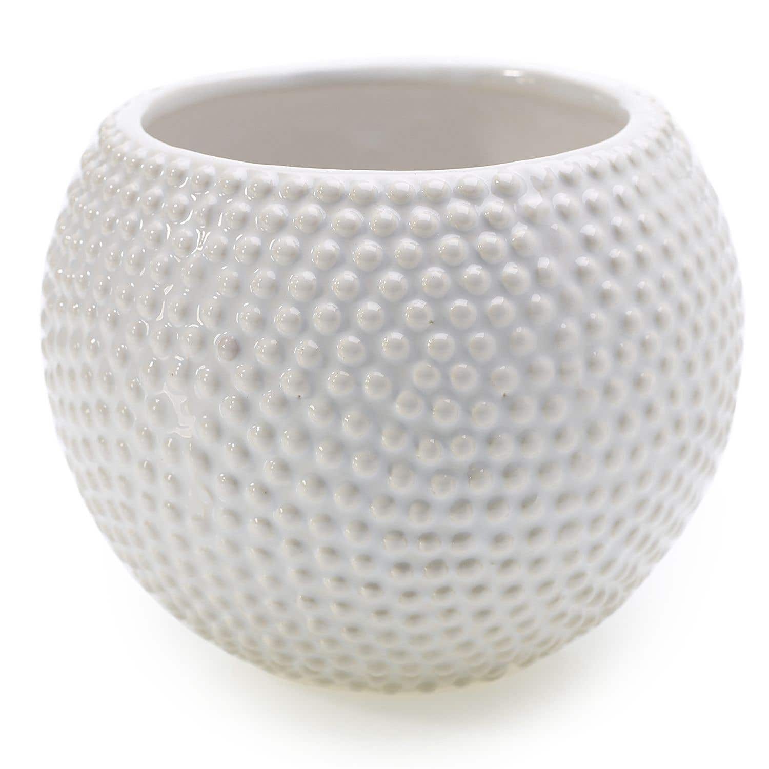 5 x 4 Spotti White Ceramic Pot, 24-Case