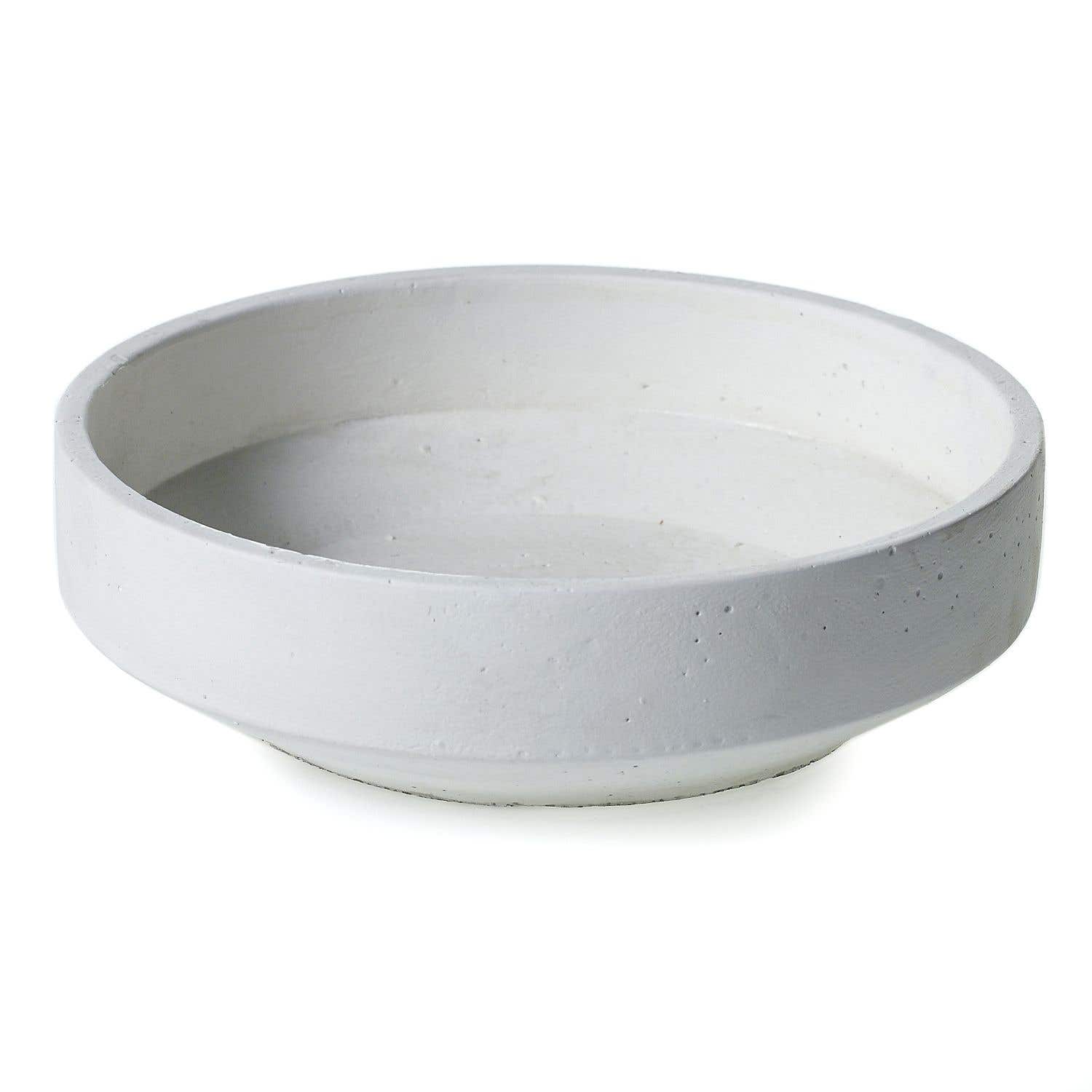 11.75x3.25 Zane White Concrete Bowls, 6