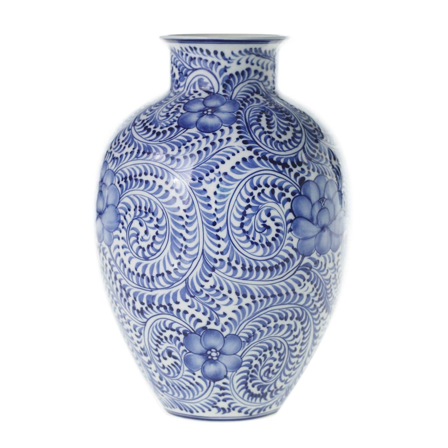 6.5 x 9.5 Eleanor Blue Ceramic Vases, 4