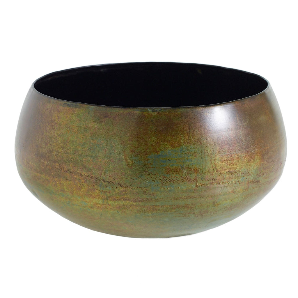 13 x 7 Sosa Green Metal Bowl, 4-Case