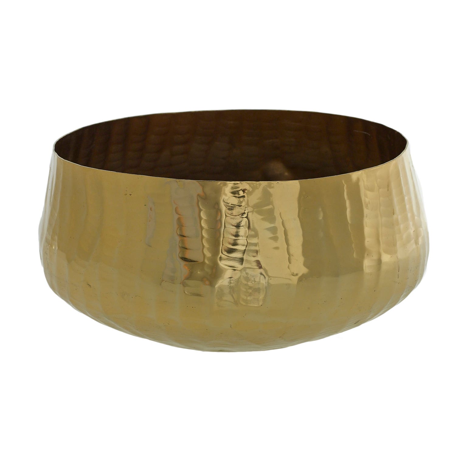 12.5 x 6 Roberi Gold Metal Bowl