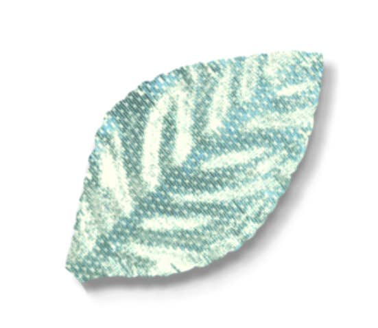 2.25 Iridescent Lame Leaves, 50-Pack