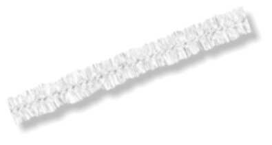 12 White Chenille Stems, 100-Box