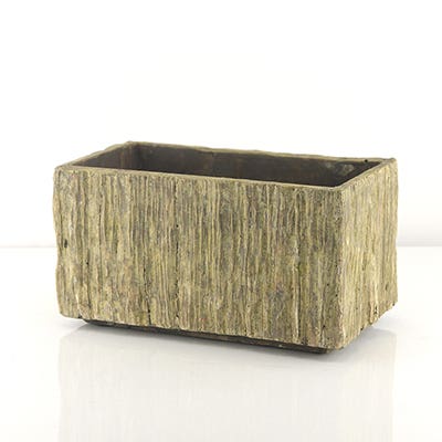 4.5 Brown Bark Ceramic Planter