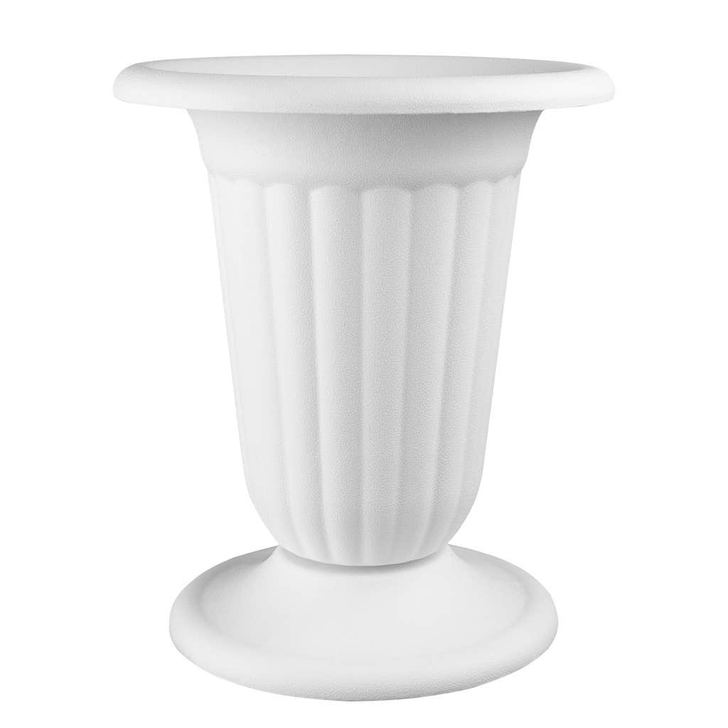 11.25 White Pedestal Urns, 12-Case