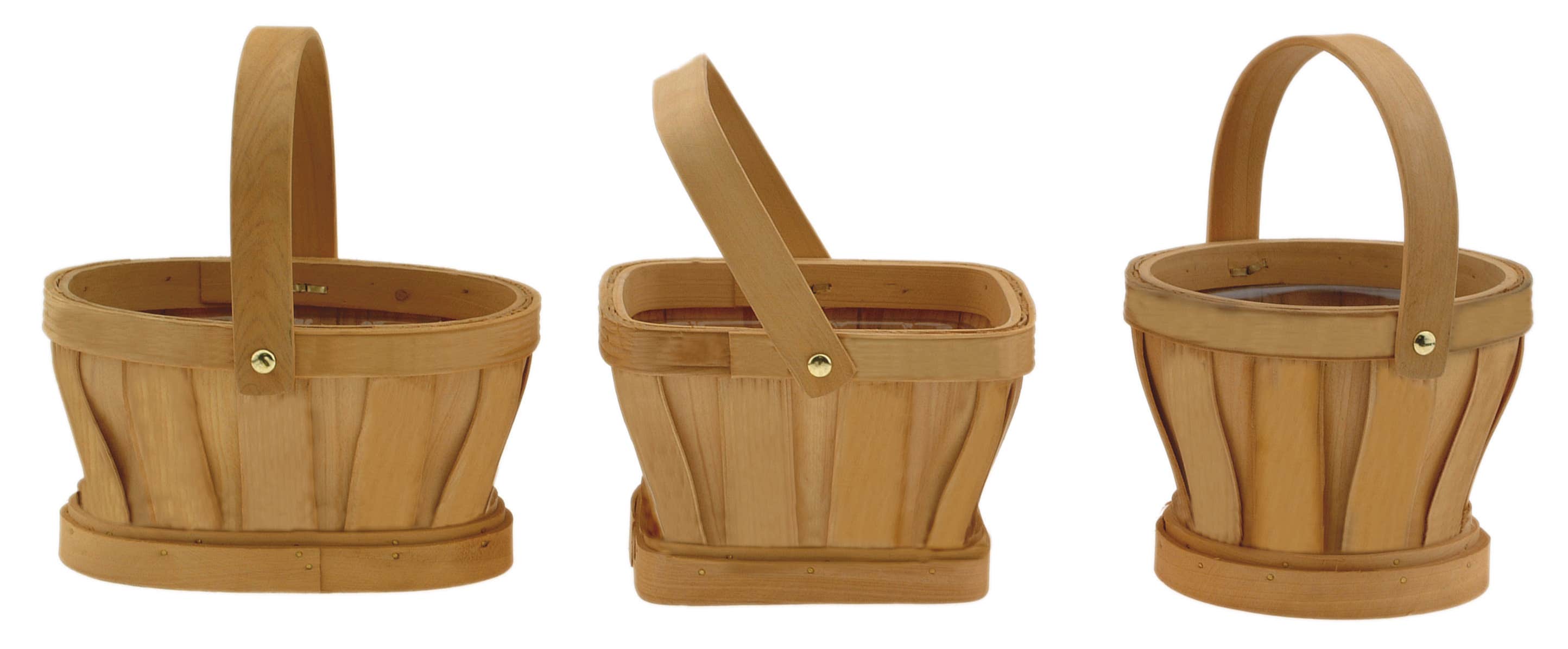 6 x 4.5 Oval Woodchip Basket