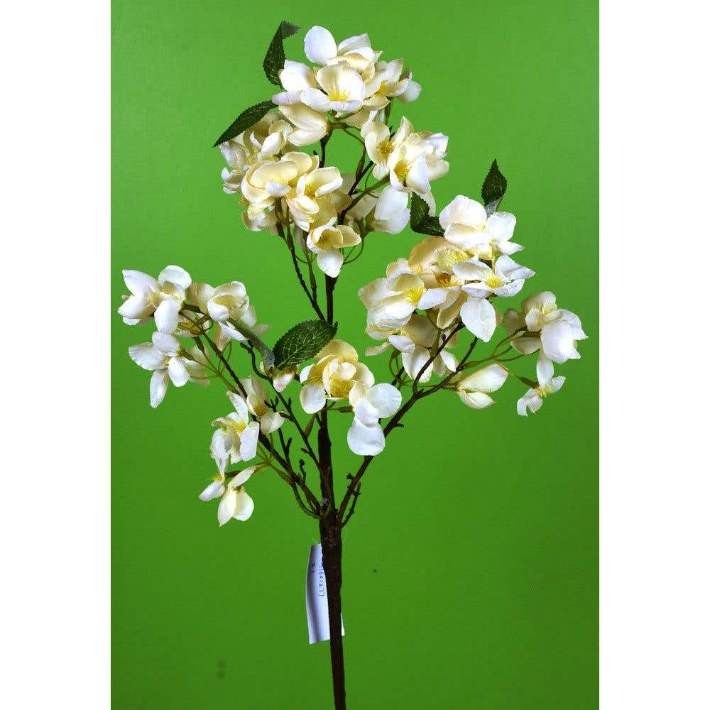 24.5 Cream Apple Blossom Stem