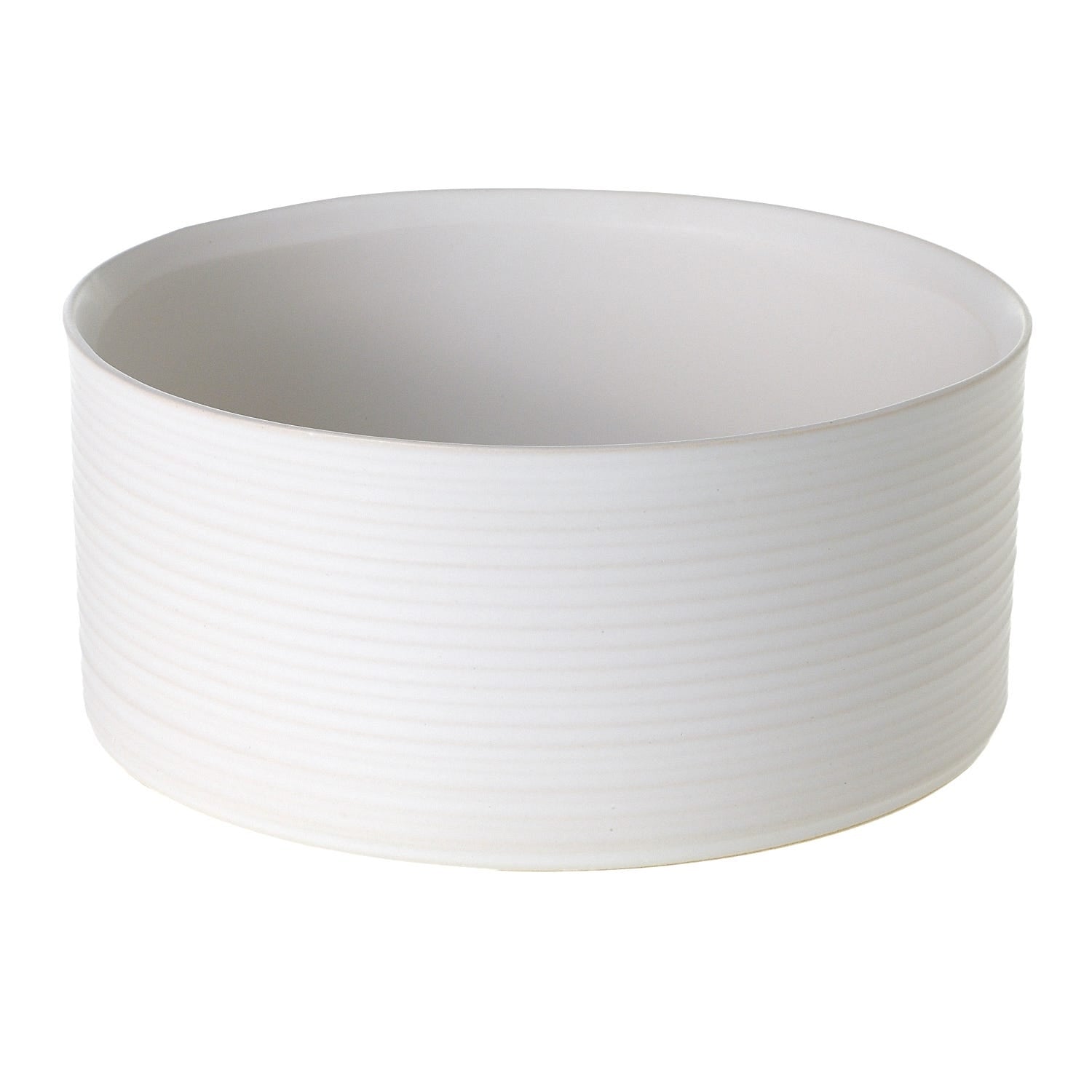 7.75 x 3.5 Decatur White Ceramic Bowl