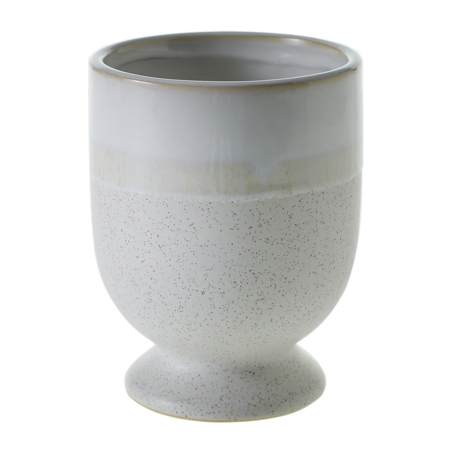 4.25 x 5.5 Laney White Ceramic Pot