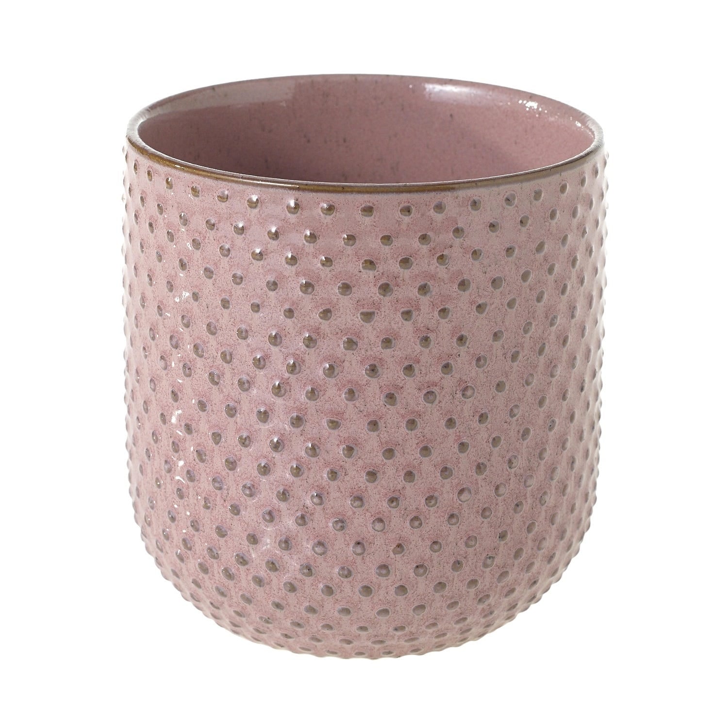 5x5.5 Everly Pink Ceramic Pot, 16-Case